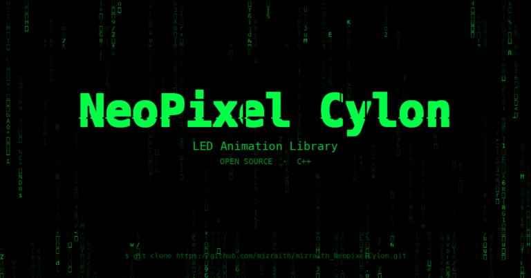 NeoPixel Cylon — LED Animation Library